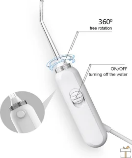 Happyment Waterflosser Monddouche Wit