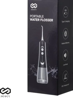 Infinity Goods Waterflosser Elektrisch Flosapparaat Zwart