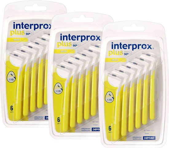 Interprox Plus Mini 3.0 mm Geel 18 stuks review
