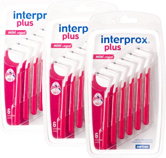 Interprox Plus Mini Conical Rood 2-4 mm 18 stuks review
