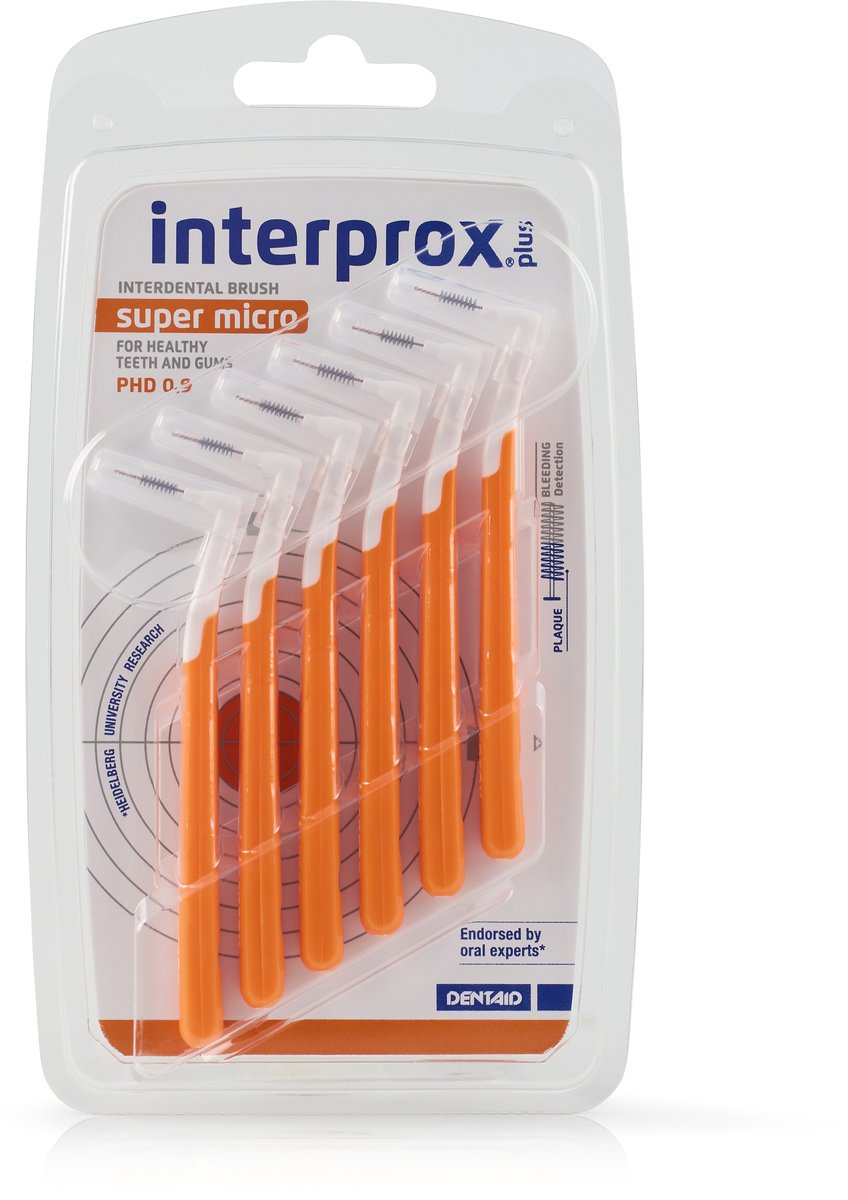 De Interprox Plus Super Micro Flosdraad 0.9 PHD 6 stuks in één oogopslag