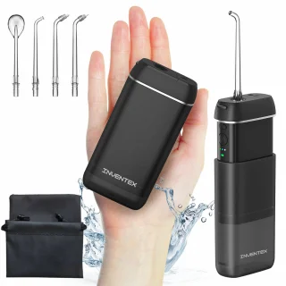Inventex Waterflosser Elektrisch Reisformaat Zwart