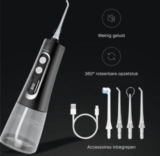 Kolap Waterflosser Midnight Edition draadloos flosapparaat