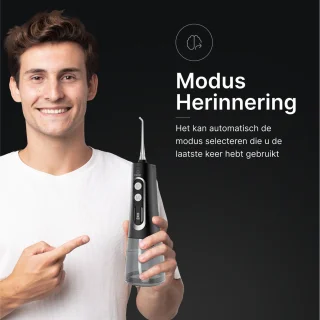 Kolap Waterflosser Midnight Edition draadloos flosapparaat