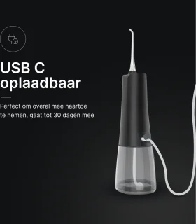 Kolap Waterflosser Midnight Edition draadloos flosapparaat