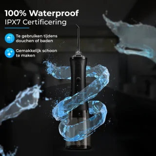 LunaGood LunaFlosser Pro Series Waterflosser Zwart