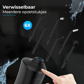 LunaGood LunaFlosser Pro Series Waterflosser Zwart
