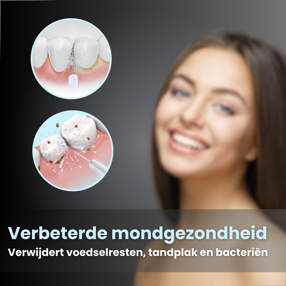 Wat vinden we goed aan de Luvonic CleanWave Waterflosser Elektrisch Monddouche Blauw