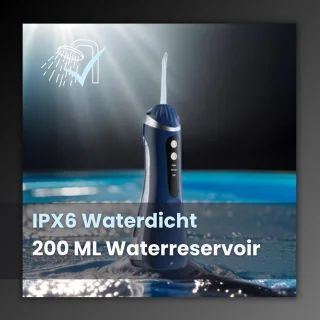 Luvonic CleanWave Waterflosser Elektrisch Monddouche Blauw