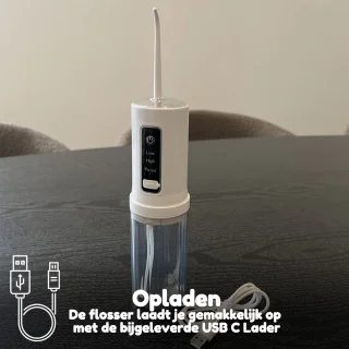 Luxevo Waterflosser Elektrisch Flosapparaat Wit