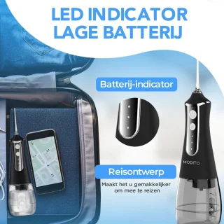 Modito Waterflosser PRO Monddouche Zwart