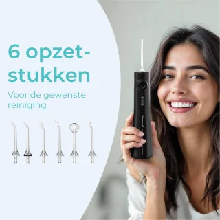 Mondura Waterflosser Draadloos Zwart
