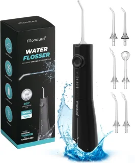 Mondura Waterflosser Draadloos Zwart