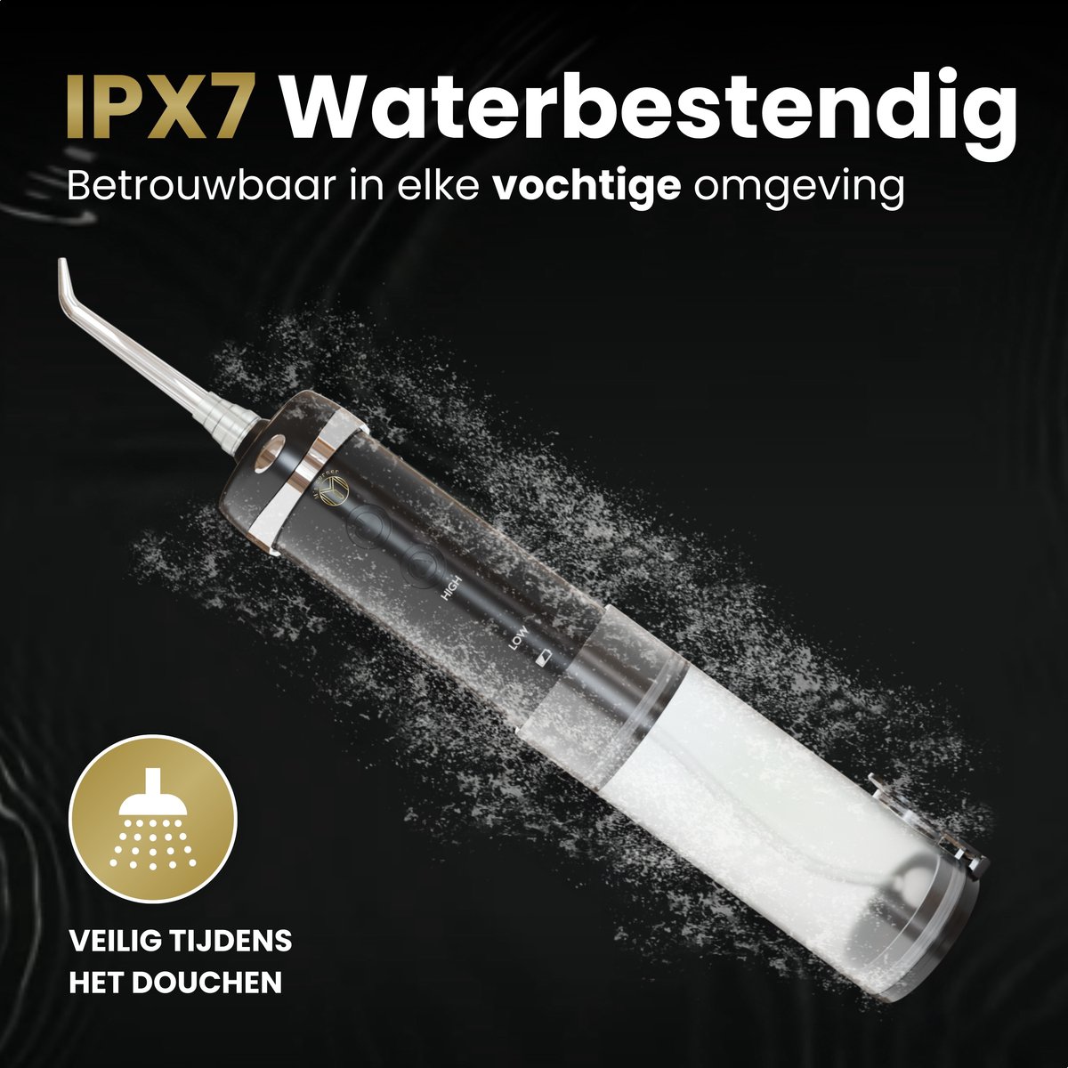 Wat vinden we goed aan de M’s Corner Waterflosser Elektrisch Zwart