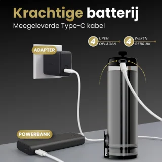 M’s Corner Waterflosser Elektrisch Zwart