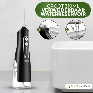 My Green Deal Waterflosser Draadloos Elektrische Tandenflosser