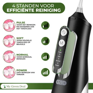 My Green Deal Waterflosser Draadloos Elektrische Tandenflosser
