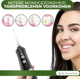 My Green Deal Waterflosser Draadloos Elektrische Tandenflosser