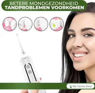 My Green Deal Waterflosser Draadloos Elektrische Tandenflosser