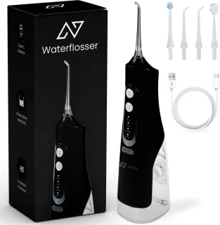 NAYD Waterflosser elektrisch flosapparaat zwart