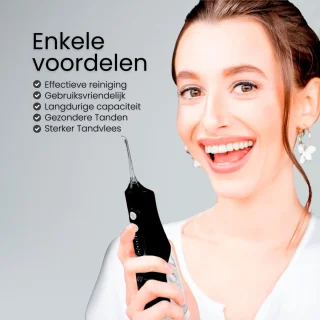 NAYD Waterflosser elektrisch flosapparaat zwart