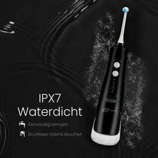 NAYD Waterflosser elektrisch flosapparaat zwart