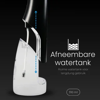 NAYD Waterflosser elektrisch flosapparaat zwart
