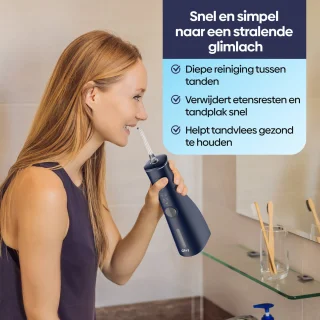 Olvy Waterflosser Monddouche Draadloos Oplaadbaar
