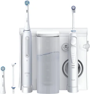 Oral-B iO4 & OxyJet elektrische tandenborstel wit