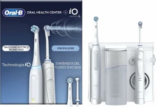 Oral-B iO4 & OxyJet elektrische tandenborstel wit