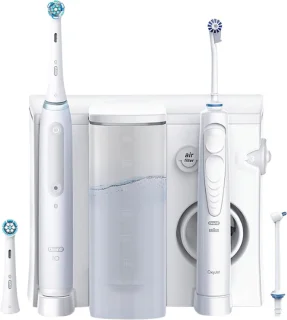 Oral-B iO4 & OxyJet elektrische tandenborstel wit