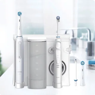 Oral-B iO4 & OxyJet elektrische tandenborstel wit