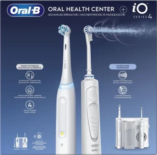 Oral-B iO4 & OxyJet elektrische tandenborstel wit