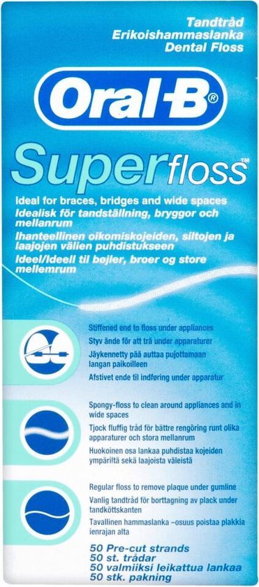 Oral-B Super Floss 50 stuks review