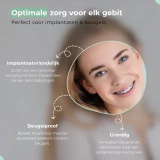 Peridux Waterflosser Draadloos Oplaadbaar 4 Opzetstukken