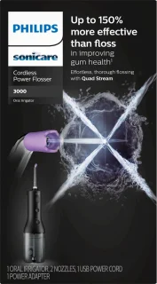 Philips Sonicare 3000 Cordless Powerflosser HX3826/33 Zwart