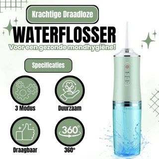 Pleasysmile Waterflosser Draadloos Elektrisch Flosapparaat