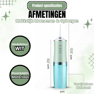 Pleasysmile Waterflosser Draadloos Elektrisch Flosapparaat