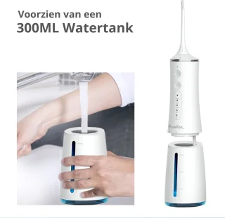 PureVolt Waterflosser Draadloos Wit 300ml