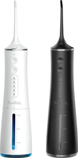 PureVolt Waterflosser Zwart Draadloos 300ml 4 Opzetstukjes