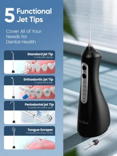 SEJOY Draagbare Waterflosser Monddouche