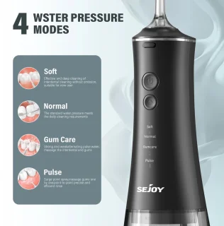 Sejoy Waterflosser Monddouche Zwart