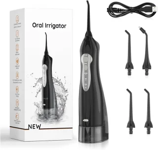 De SNJY® Waterflosser Monddouche Zwart in één oogopslag