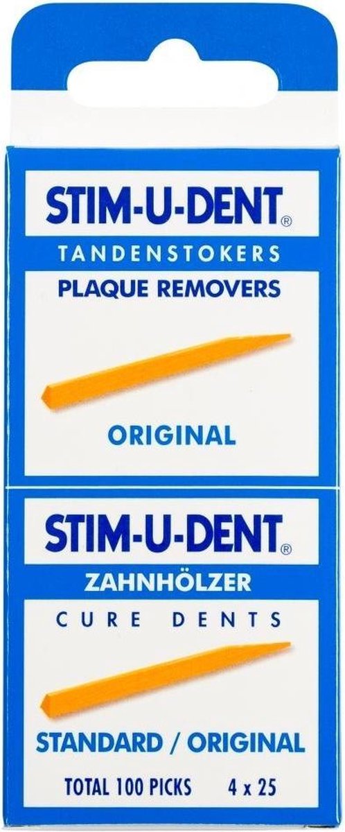 De Stimudent Origineel Tandenstokers 3x100 stuks in één oogopslag