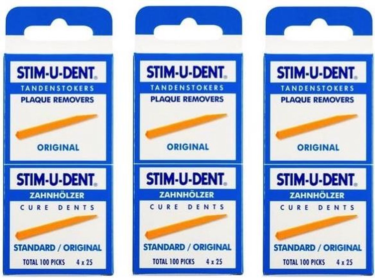 Wat vinden we goed aan de Stimudent Origineel Tandenstokers 3x100 stuks