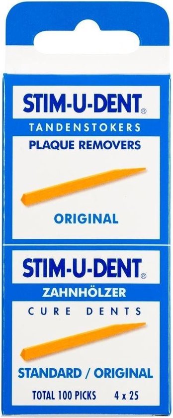 Stimudent Origineel Tandenstokers 3x100 stuks review