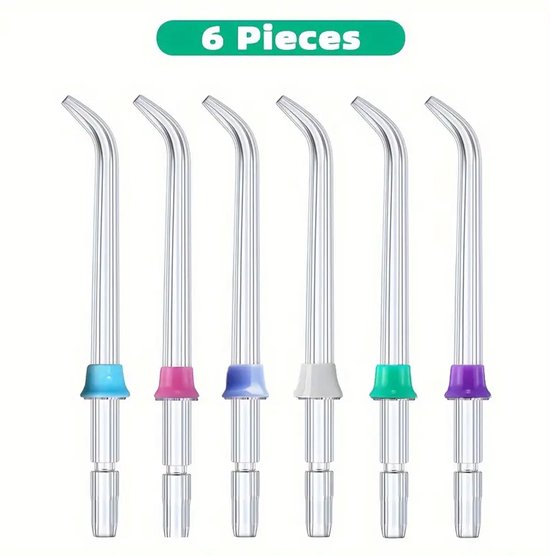 Tandverzorgingsirrigator Vervangende Mondstukken 6 stuks Compatibel met Waterpik review