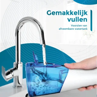 V-Goods Waterflosser Draadloos Met 6 Opzetstukken En Etui