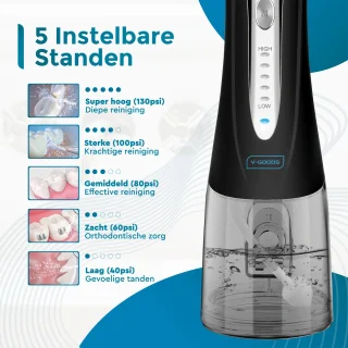 V-Goods Waterflosser Professioneel Draadloos
