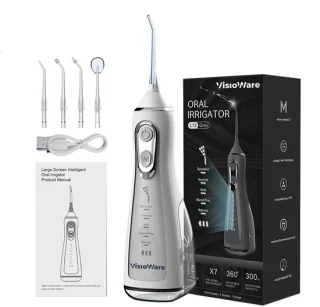 Visioware Monddouche Draadloze Waterflosser Wit